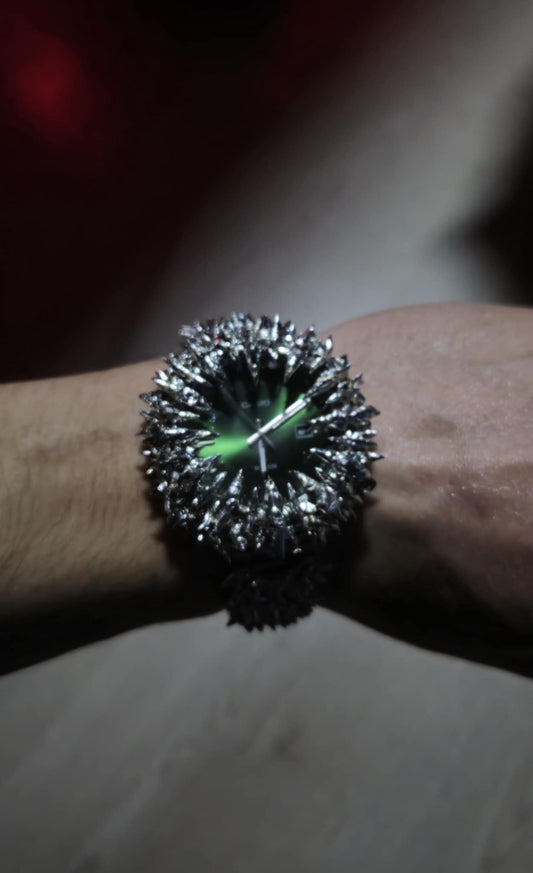 Spikey GREEN Watch