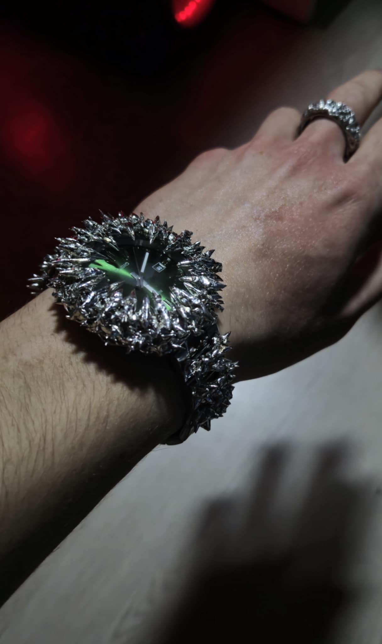 Spikey GREEN Watch